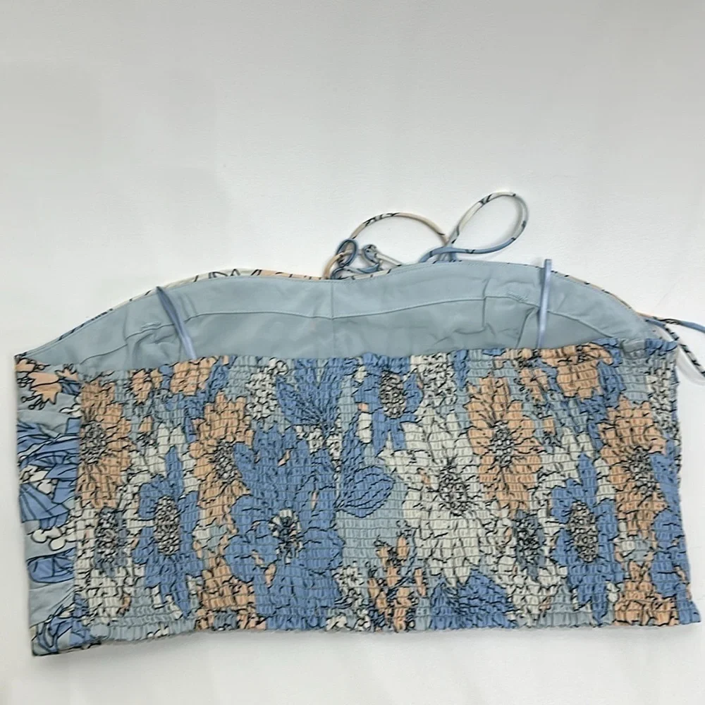 J.Crew Collection textured satin skirt set in Zinnia floral. XL.Top is NWT
